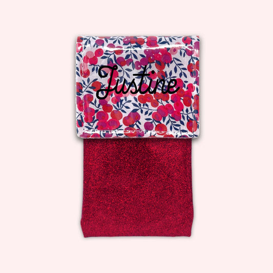 Liberty Wiltshire Red Magnetic Pouch