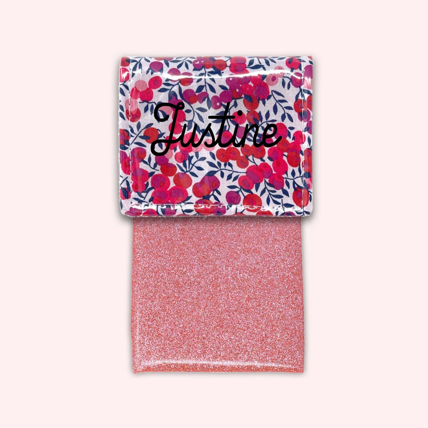 Pochette aimantée Liberty Wiltshire Rouge