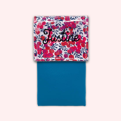 Pochette aimantée Liberty Wiltshire Rouge