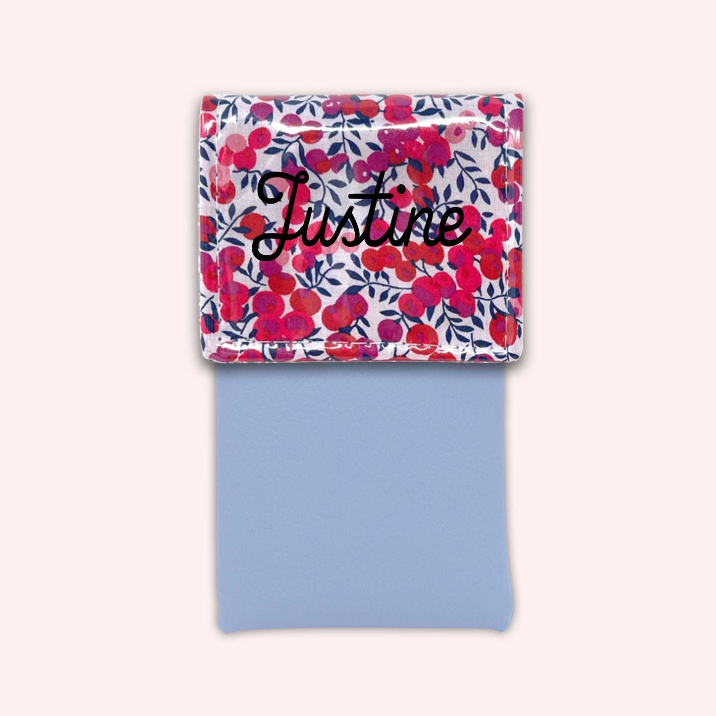 Pochette aimantée Liberty Wiltshire Rouge