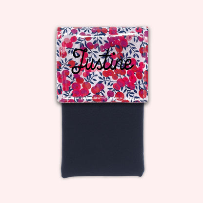 Pochette aimantée Liberty Wiltshire Rouge