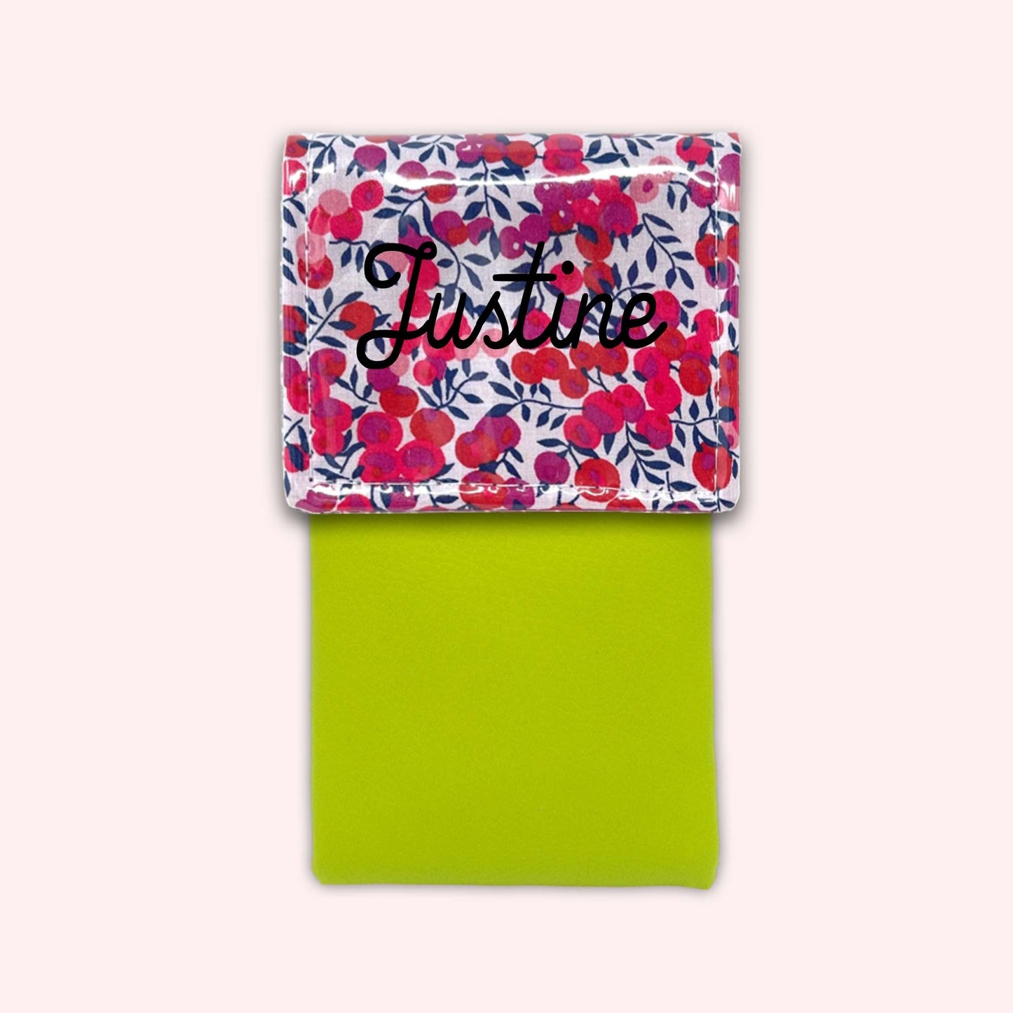 Pochette aimantée Liberty Wiltshire Rouge