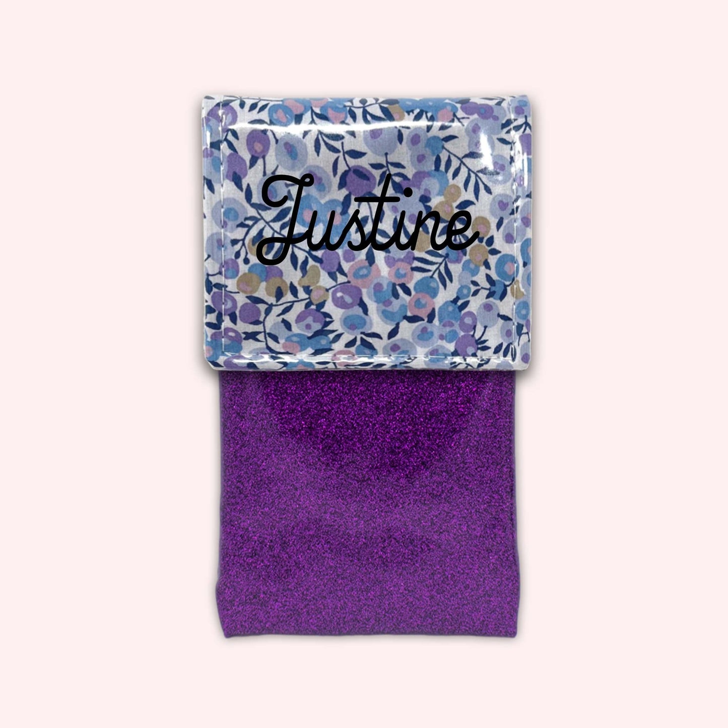 Pochette aimantée Liberty Wiltshire Violet