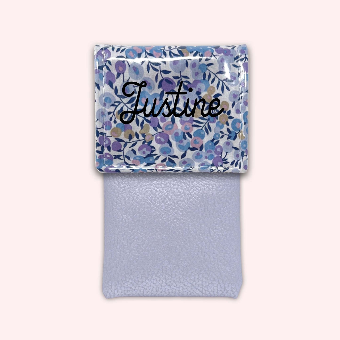 Pochette aimantée Liberty Wiltshire Violet