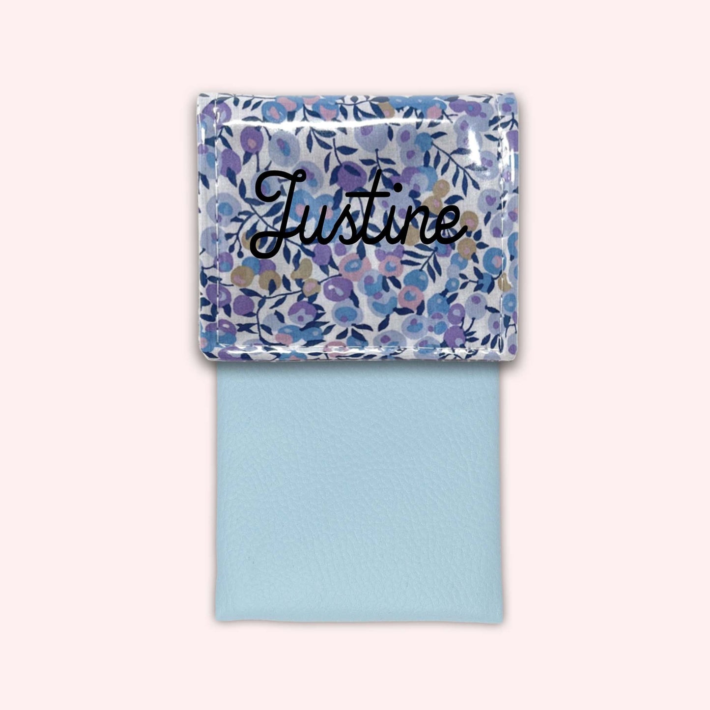 Pochette aimantée Liberty Wiltshire Violet