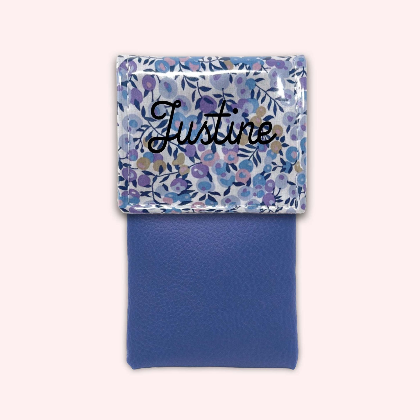 Pochette aimantée Liberty Wiltshire Violet