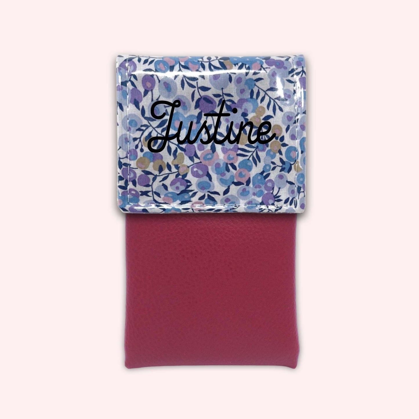 Pochette aimantée Liberty Wiltshire Violet