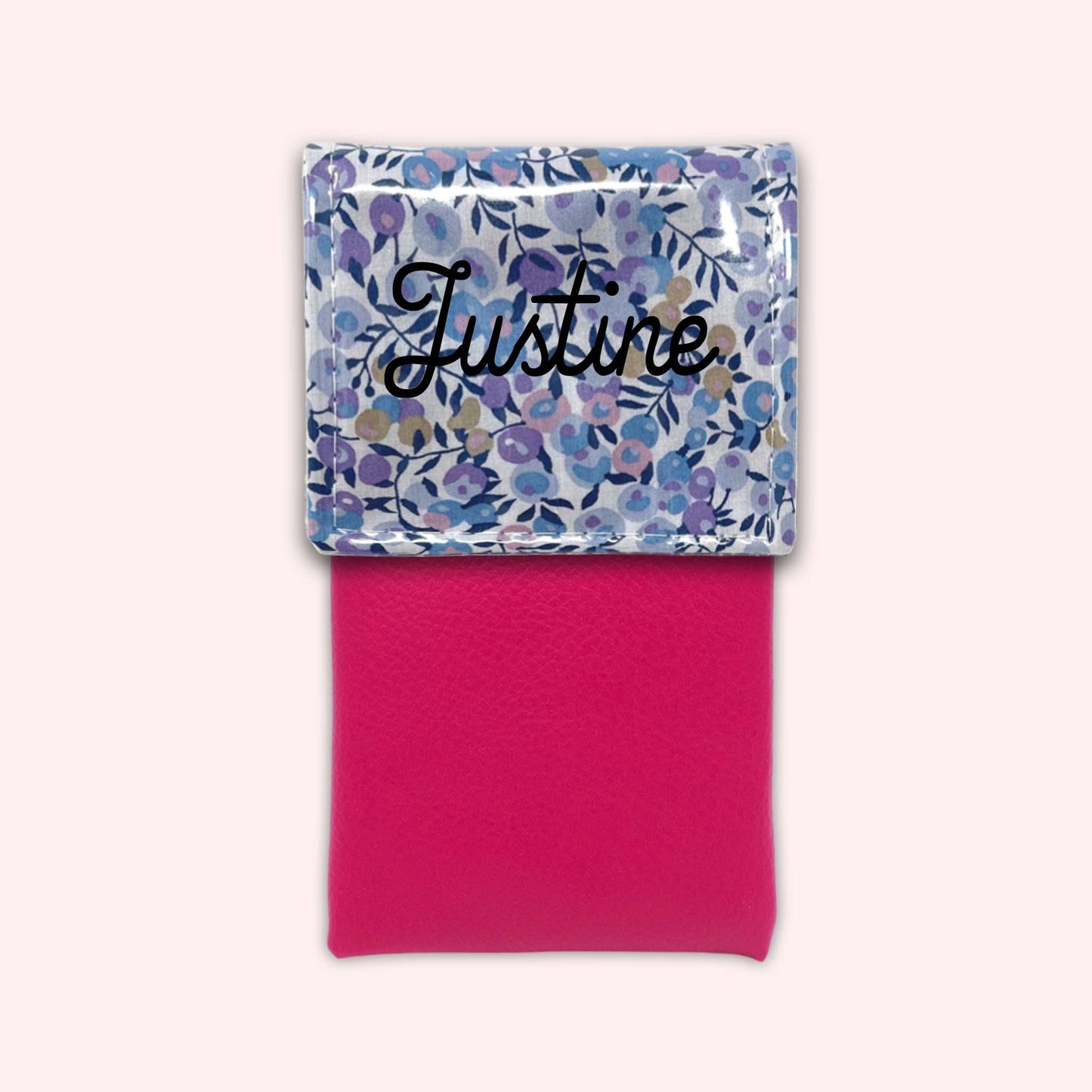 Pochette aimantée Liberty Wiltshire Violet