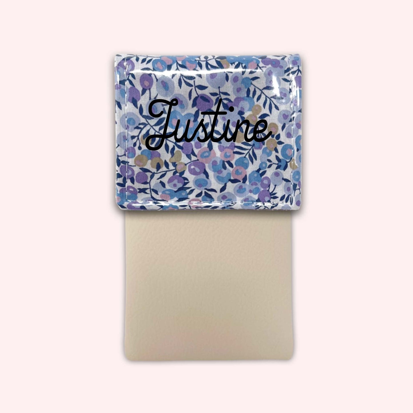 Pochette aimantée Liberty Wiltshire Violet