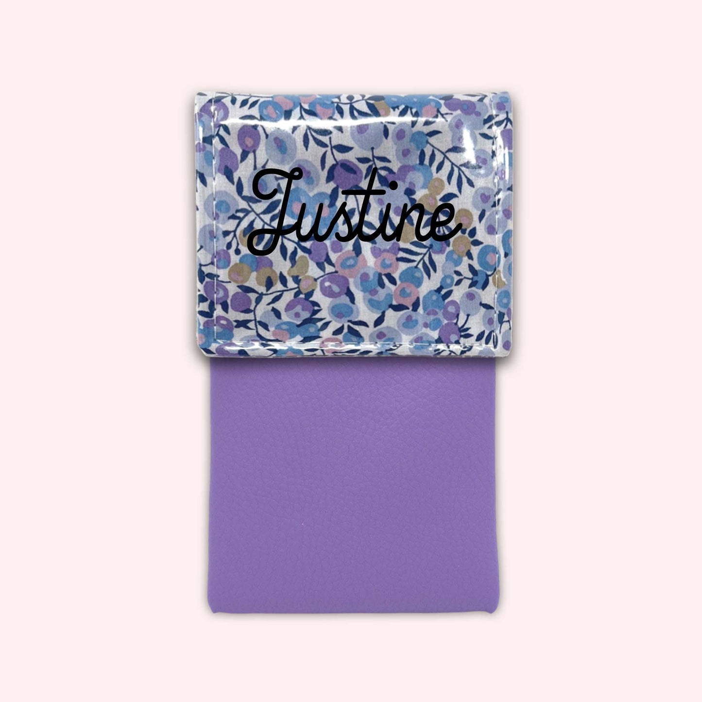 Pochette aimantée Liberty Wiltshire Violet