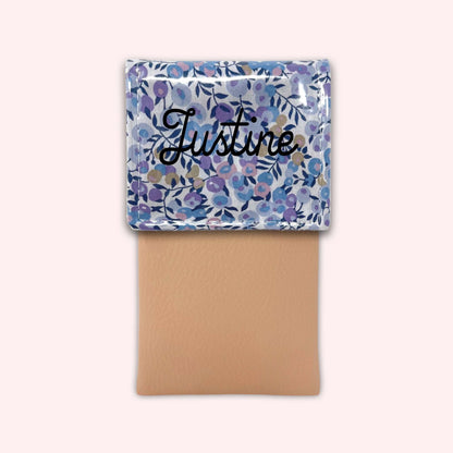 Pochette aimantée Liberty Wiltshire Violet