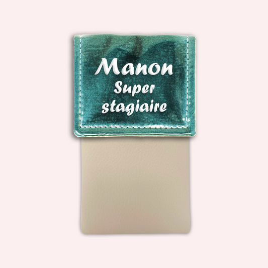 Duck Blue Velour Magnetic Pouch