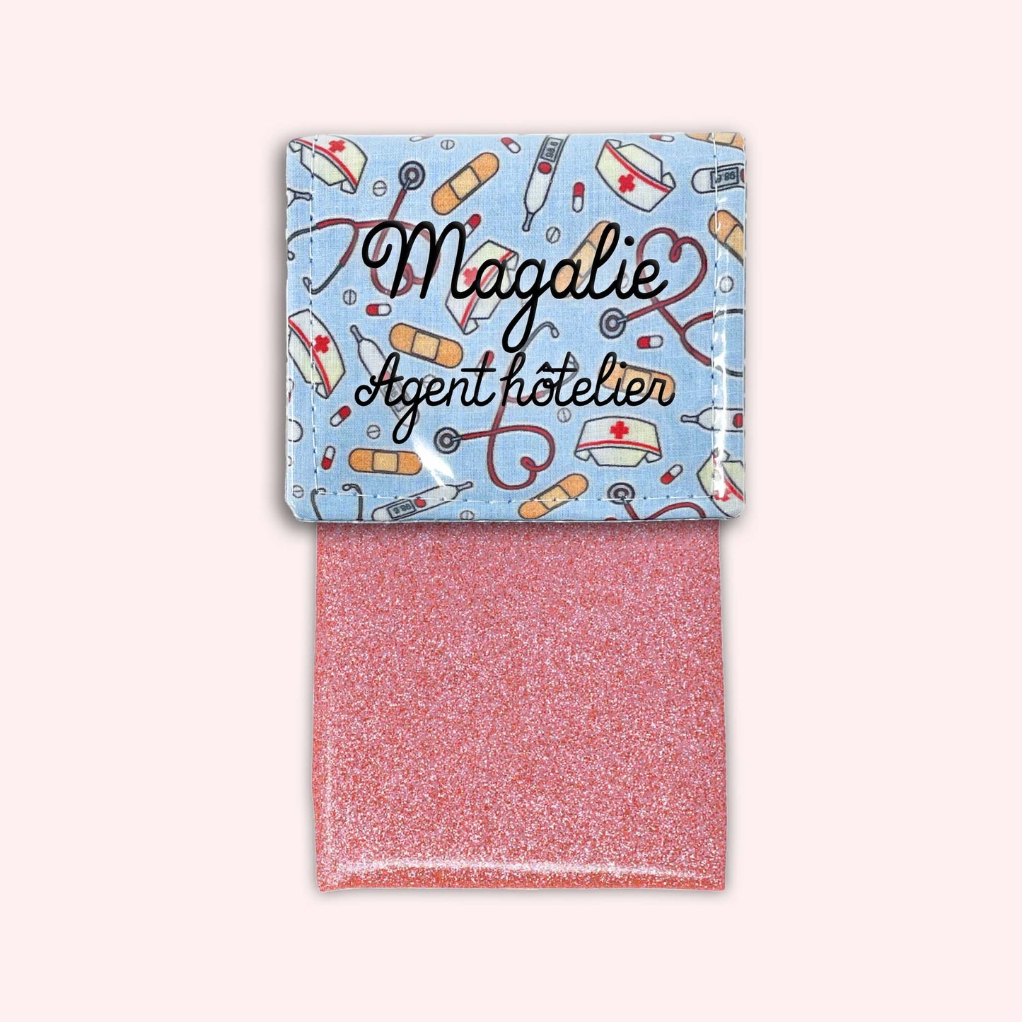 Pochette aimantée Médical Bleu Ciel