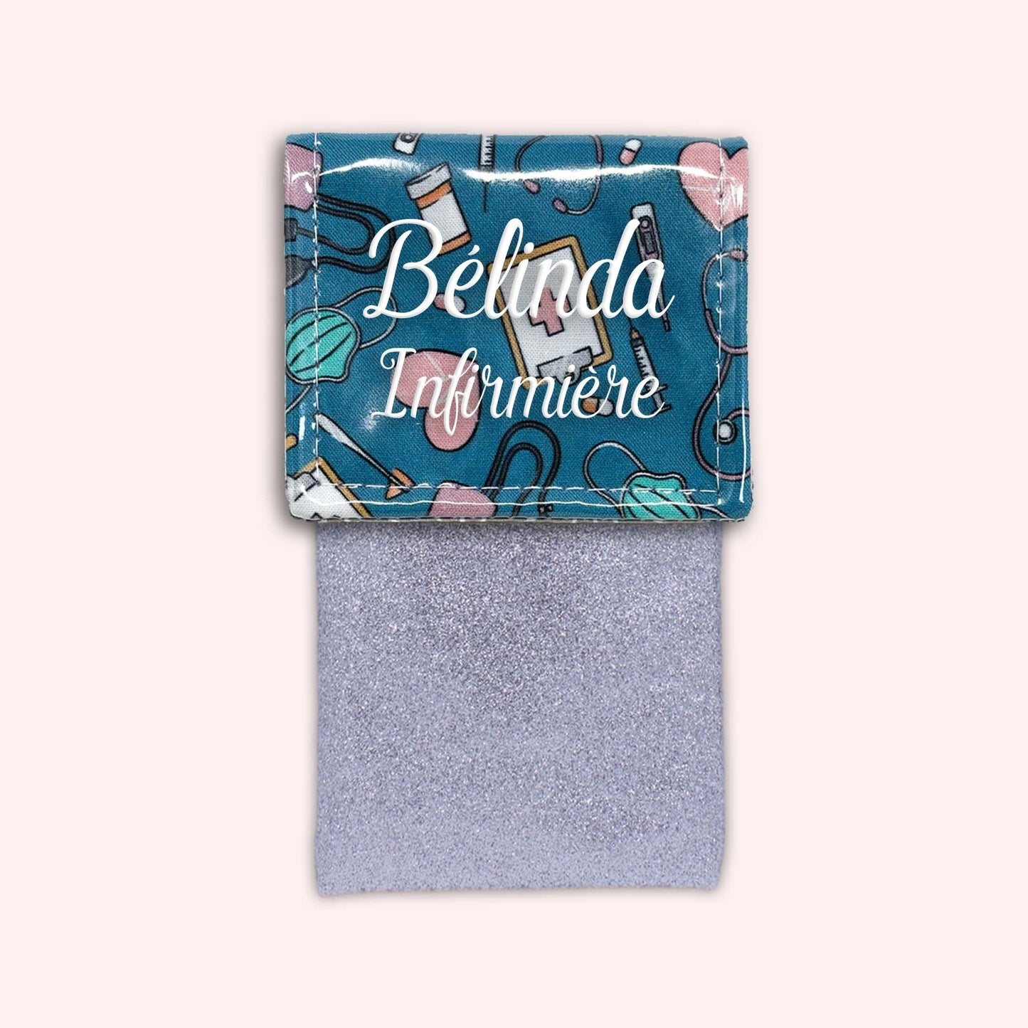 Pochette aimantée Médical Bleu Canard