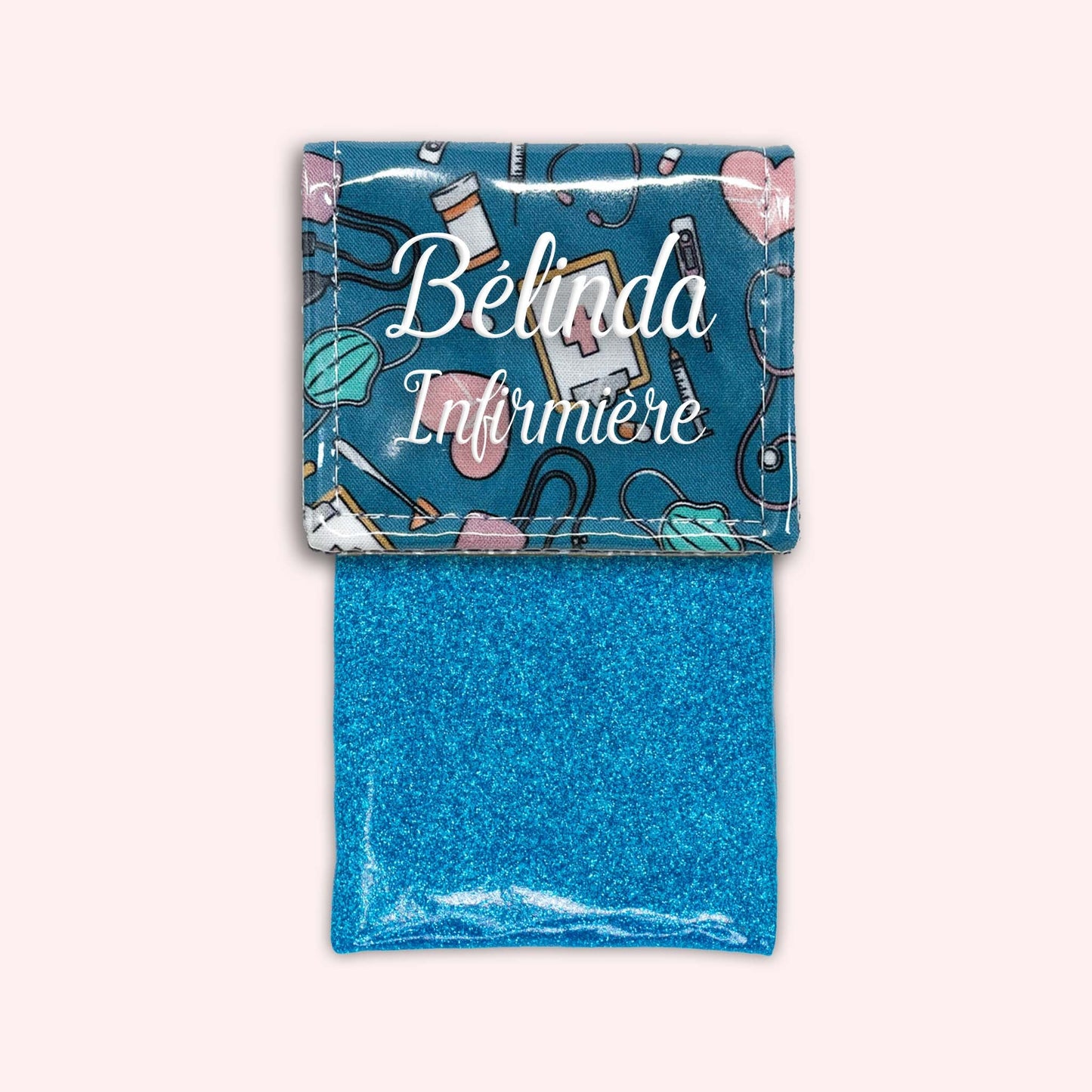 Pochette aimantée Médical Bleu Canard