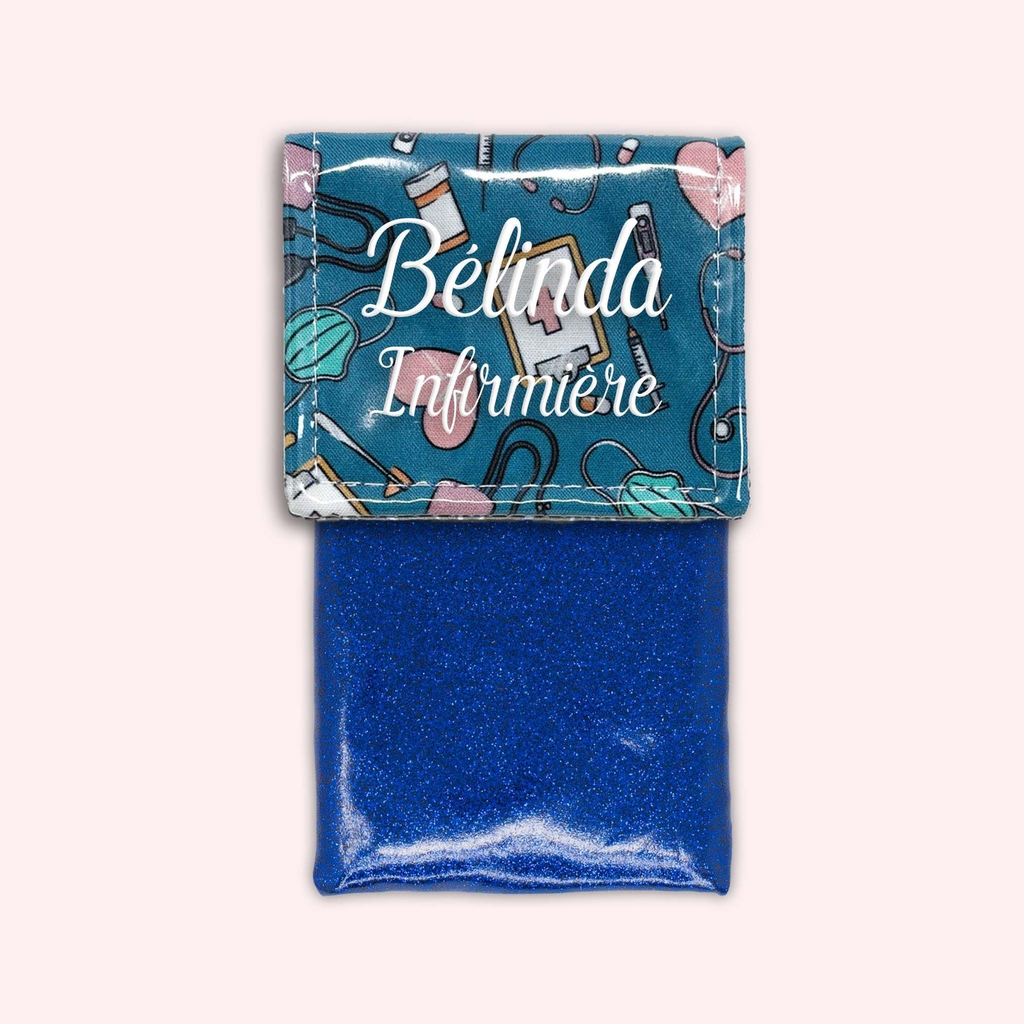 Pochette aimantée Médical Bleu Canard