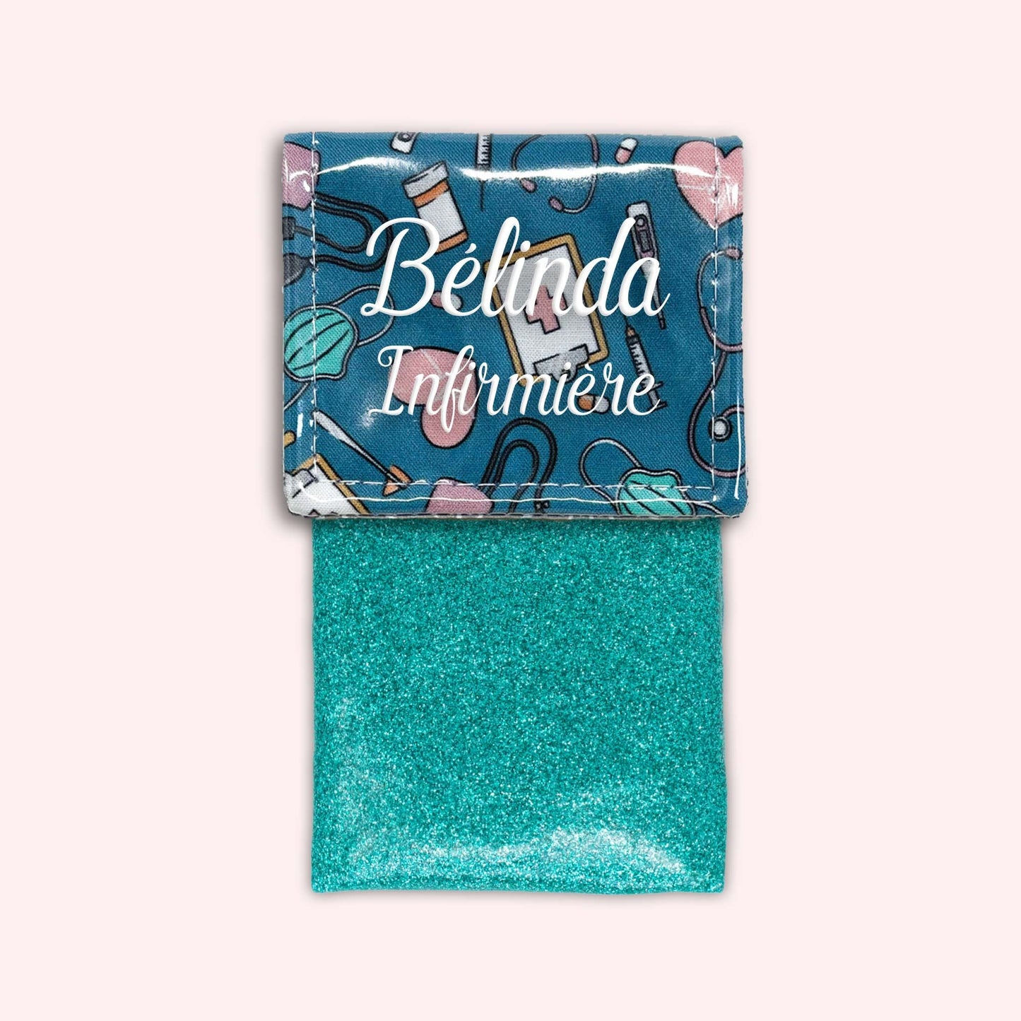 Pochette aimantée Médical Bleu Canard