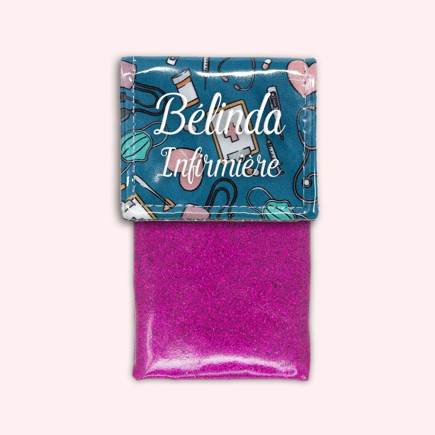 Pochette aimantée Médical Bleu Canard