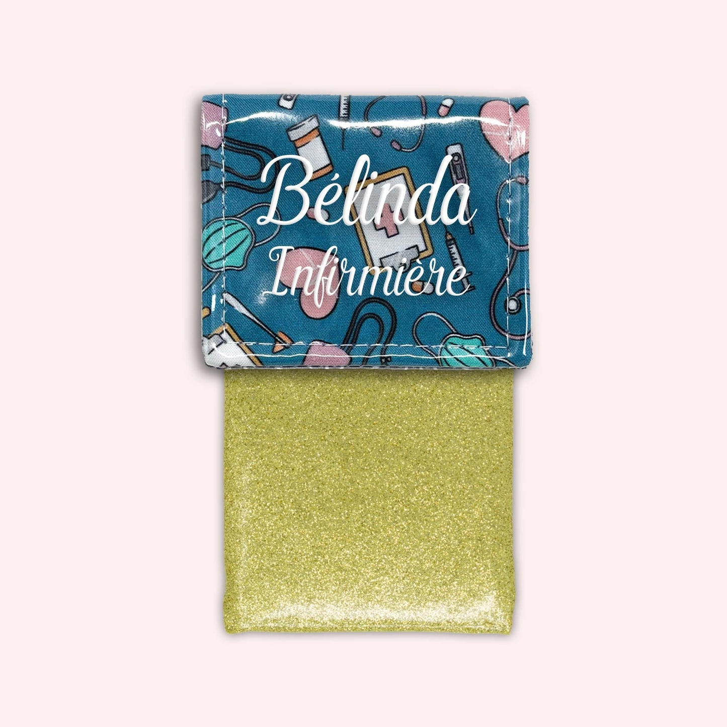 Pochette aimantée Médical Bleu Canard