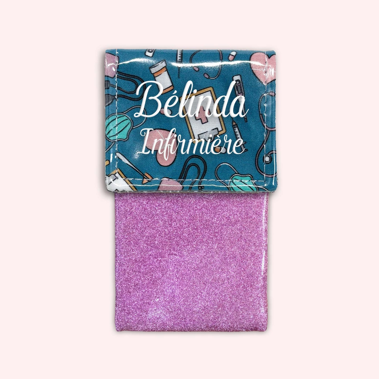 Pochette aimantée Médical Bleu Canard