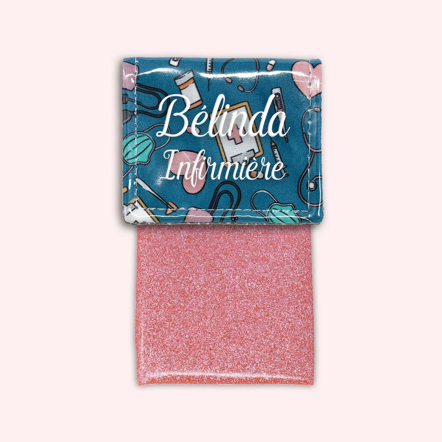 Pochette aimantée Médical Bleu Canard