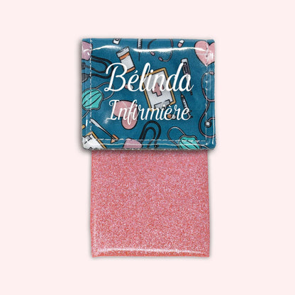 Pochette aimantée Médical Bleu Canard
