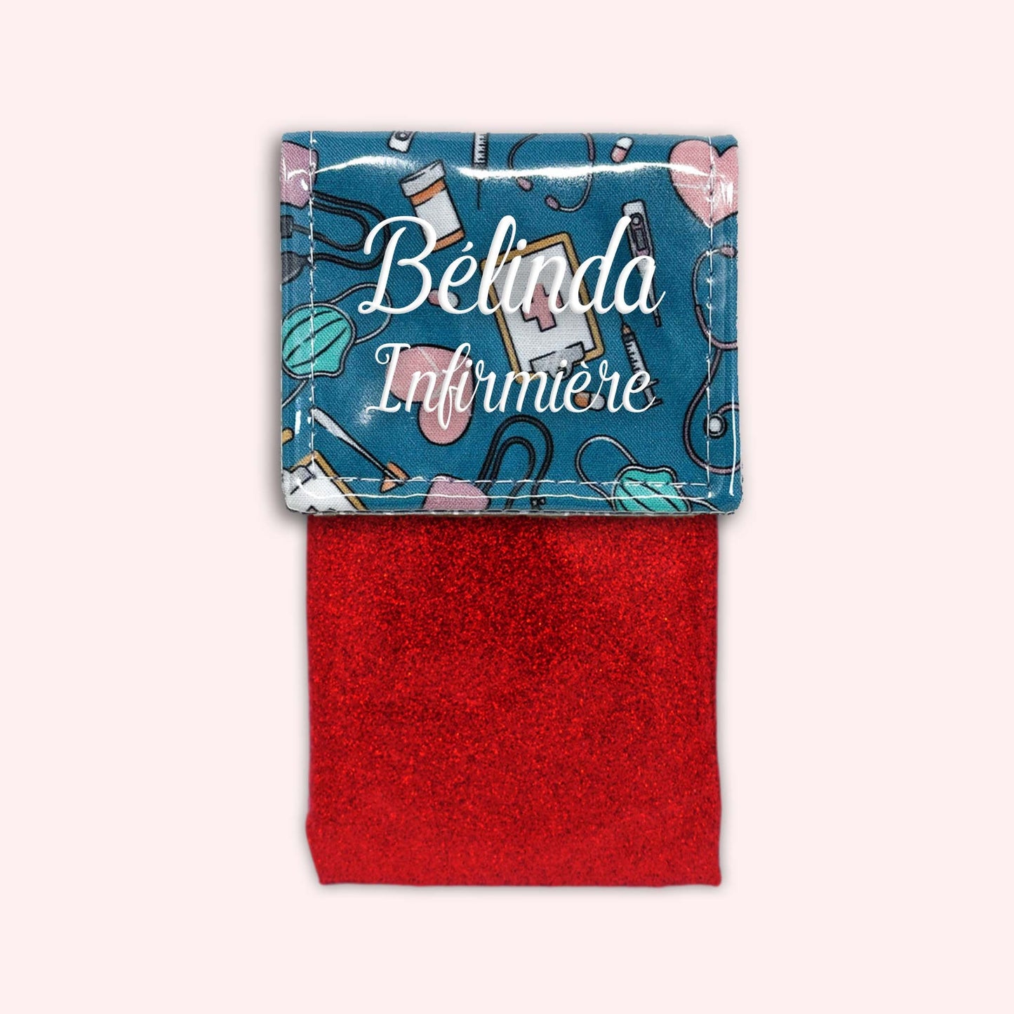 Pochette aimantée Médical Bleu Canard