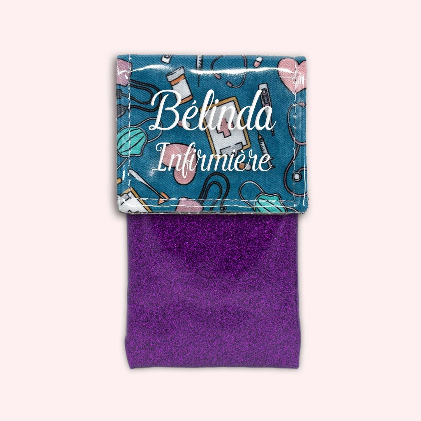 Pochette aimantée Médical Bleu Canard