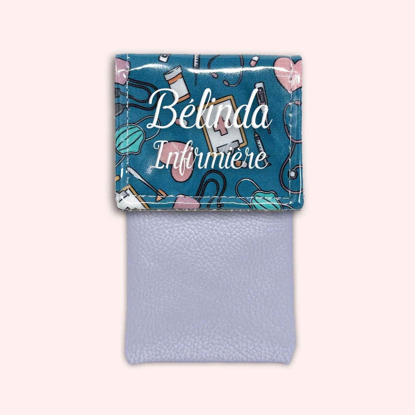 Pochette aimantée Médical Bleu Canard