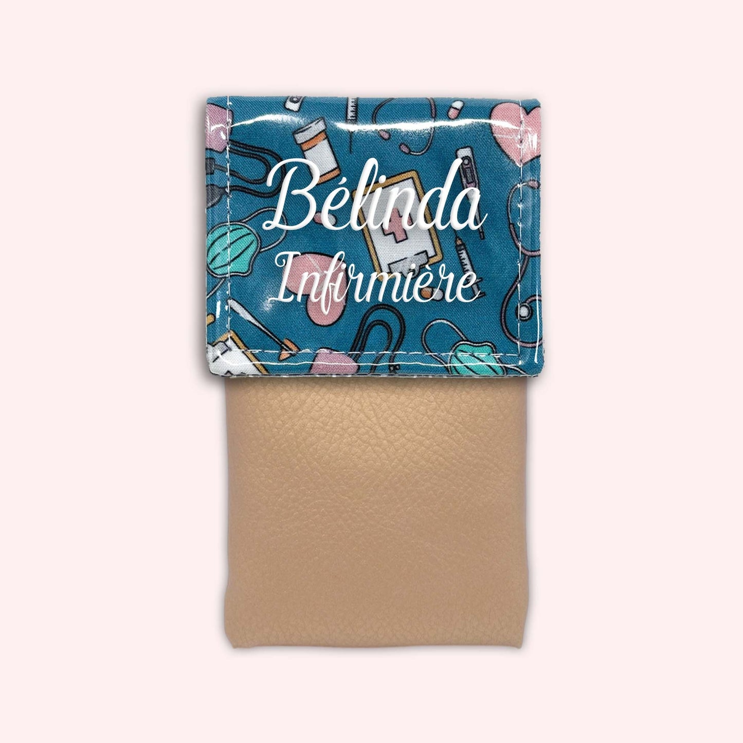 Pochette aimantée Médical Bleu Canard