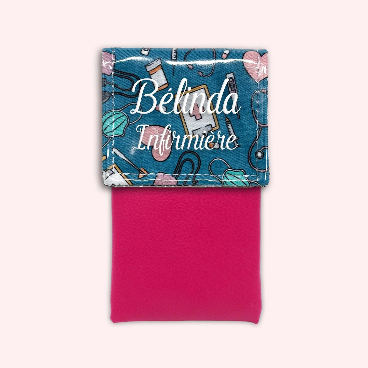 Pochette aimantée Médical Bleu Canard