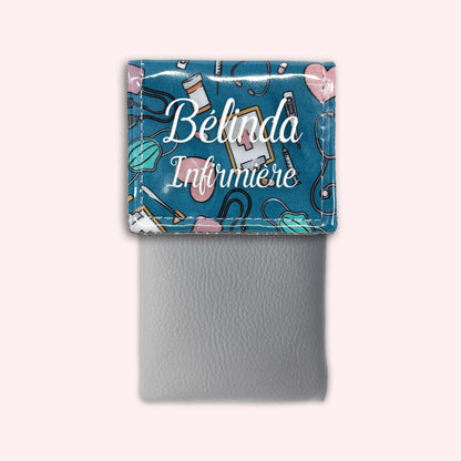 Pochette aimantée Médical Bleu Canard