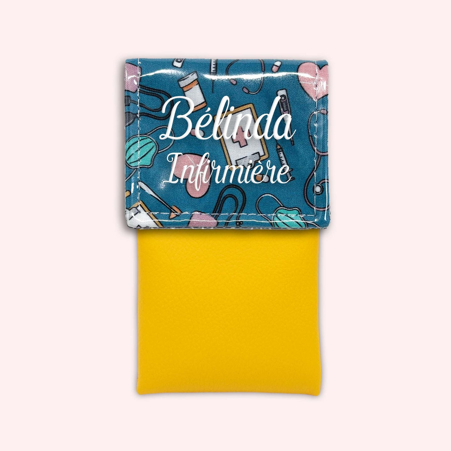 Pochette aimantée Médical Bleu Canard