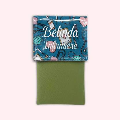Pochette aimantée Médical Bleu Canard