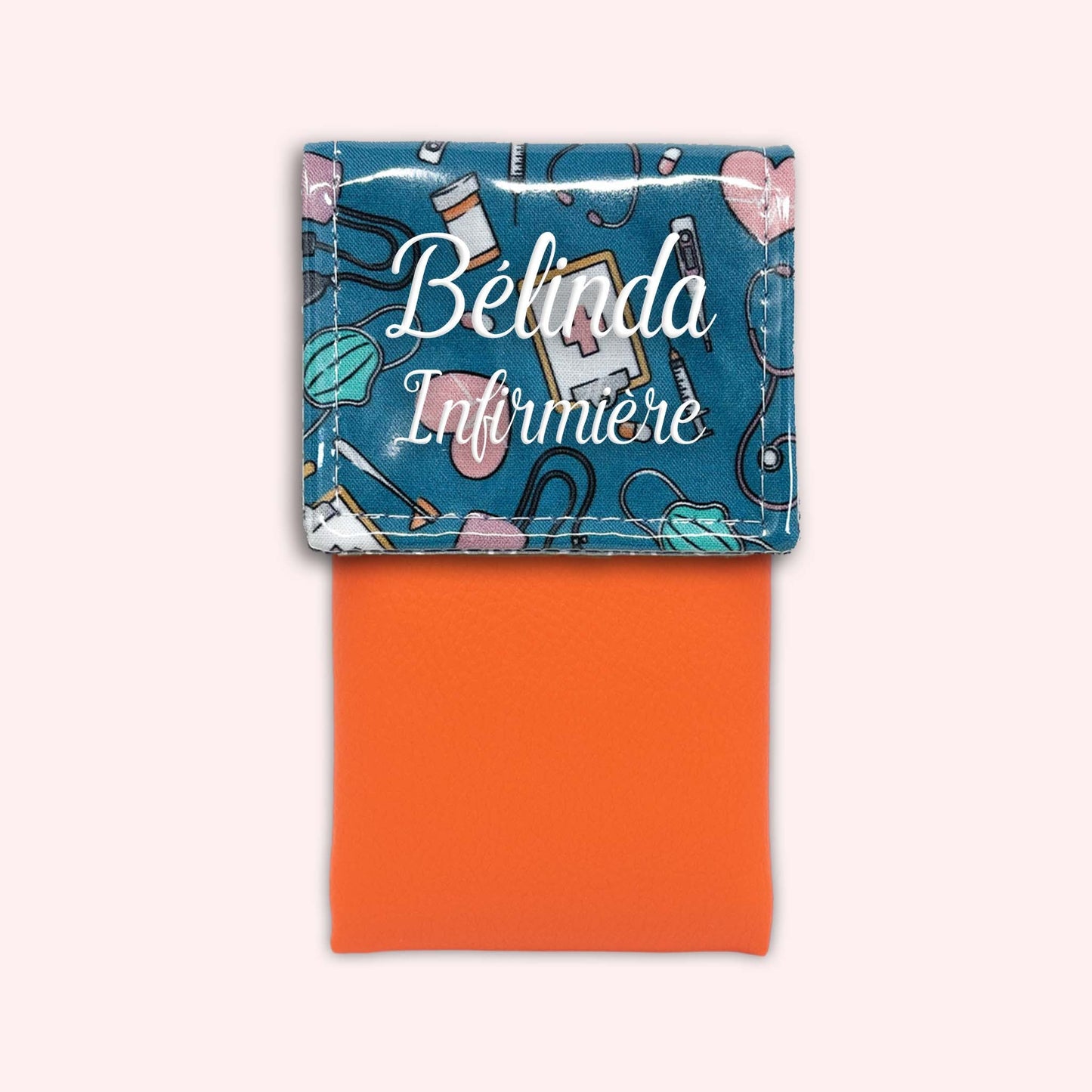 Pochette aimantée Médical Bleu Canard