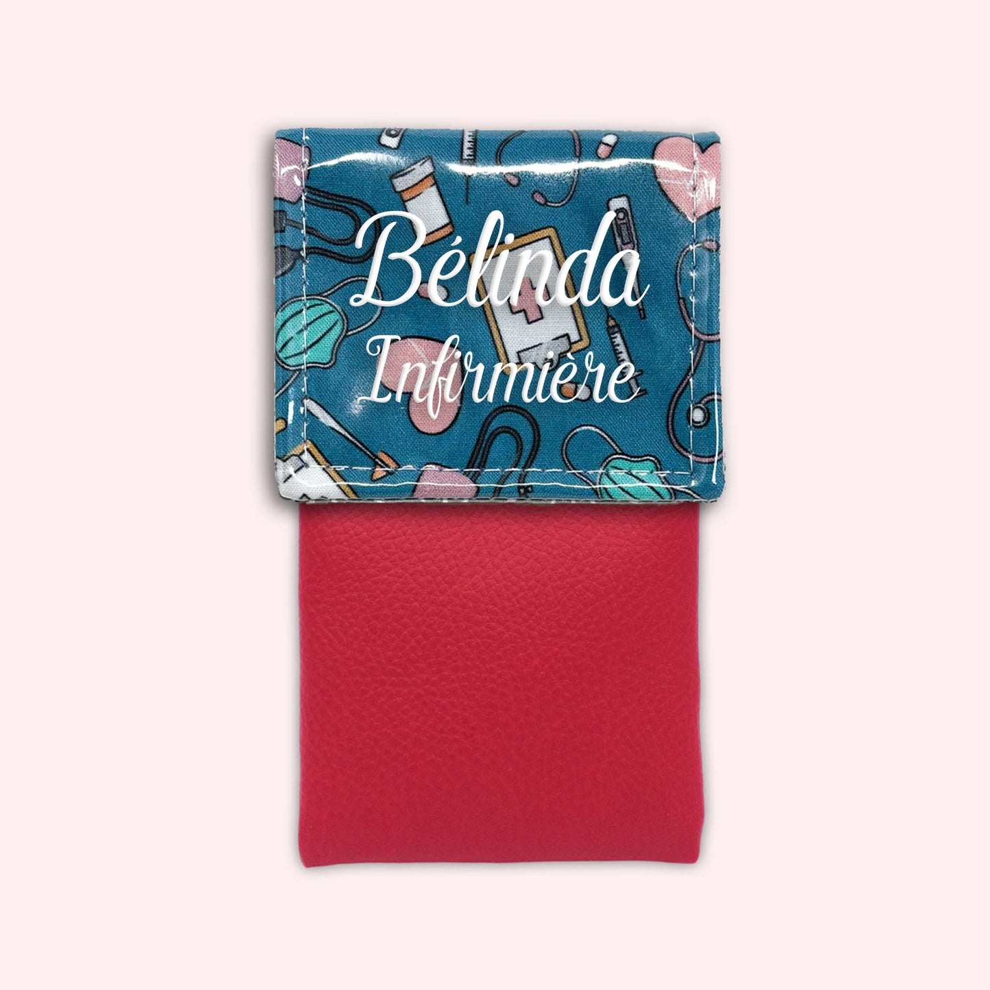 Pochette aimantée Médical Bleu Canard