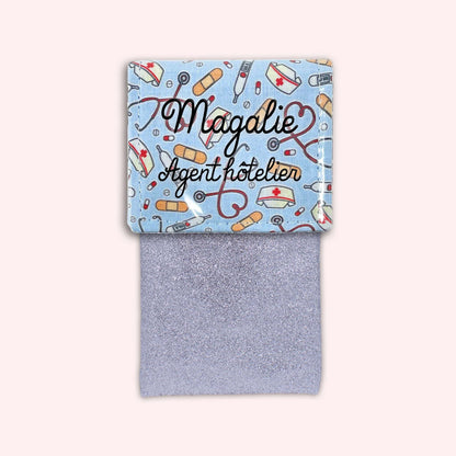 Pochette aimantée Médical Bleu Ciel