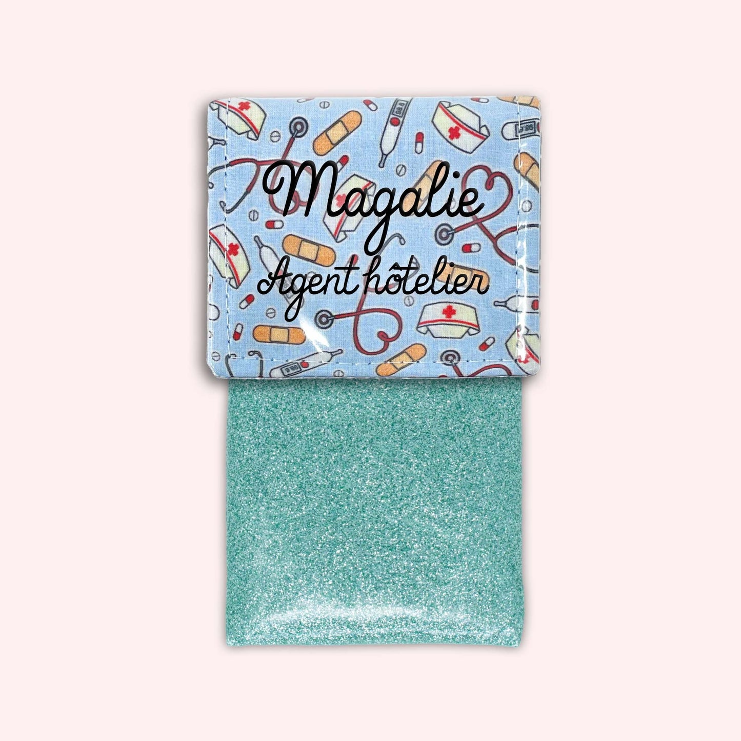 Pochette aimantée Médical Bleu Ciel