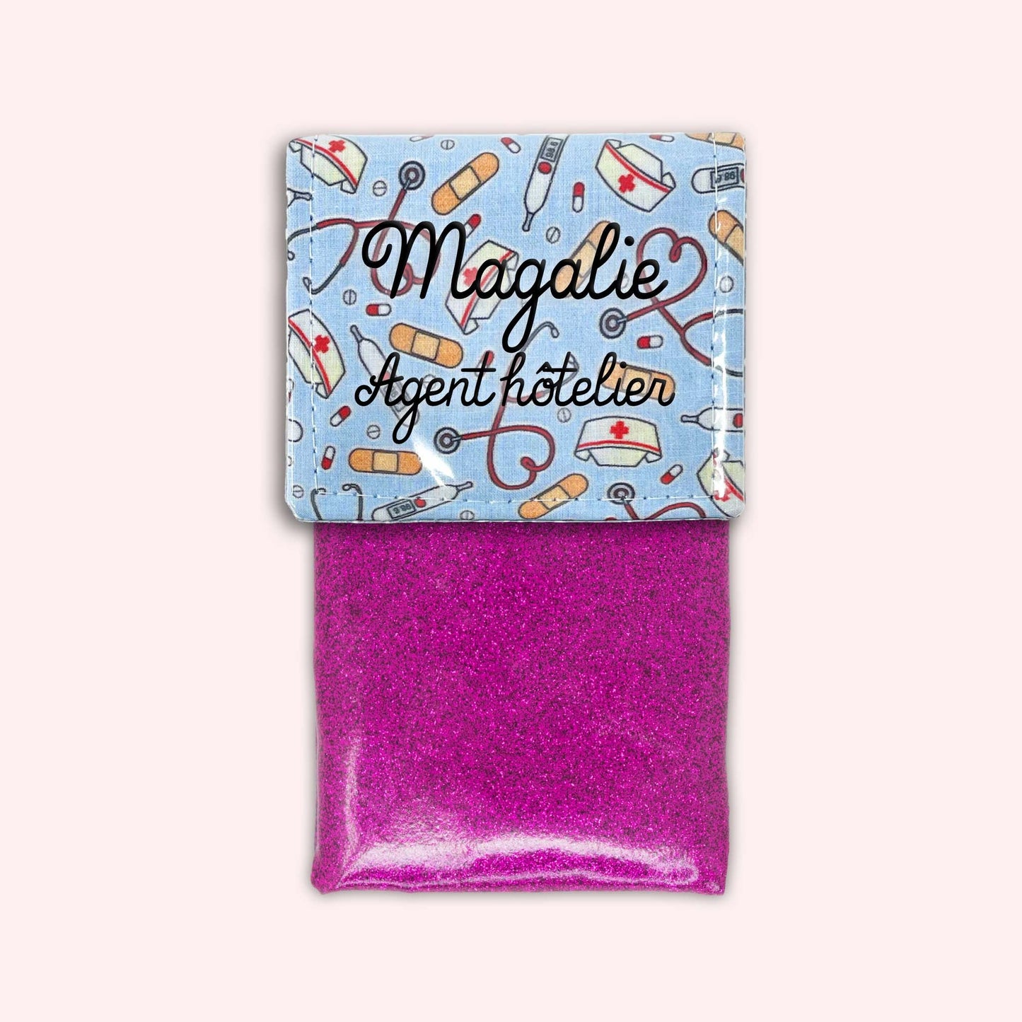 Pochette aimantée Médical Bleu Ciel