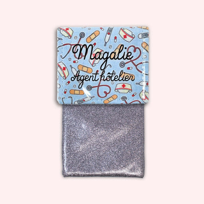 Pochette aimantée Médical Bleu Ciel