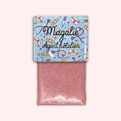 Pochette aimantée Médical Bleu Ciel