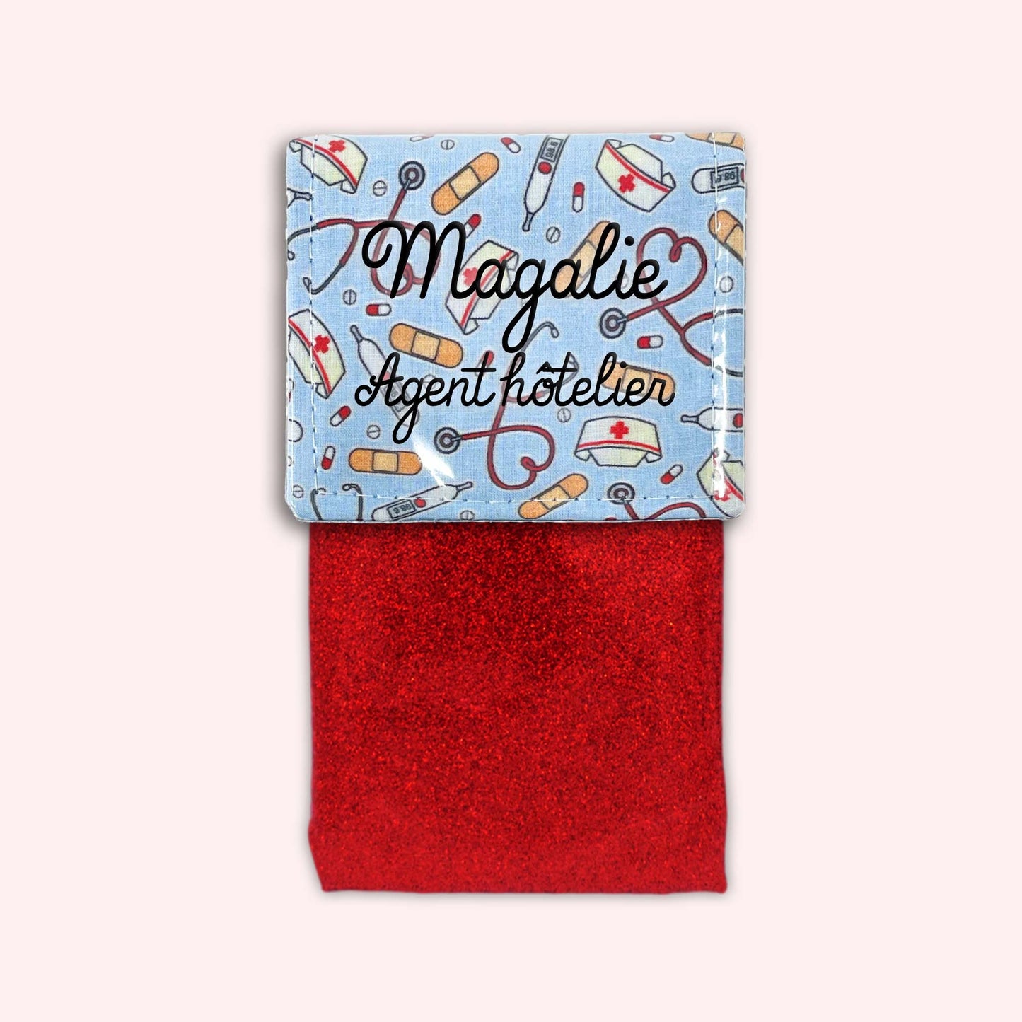 Pochette aimantée Médical Bleu Ciel