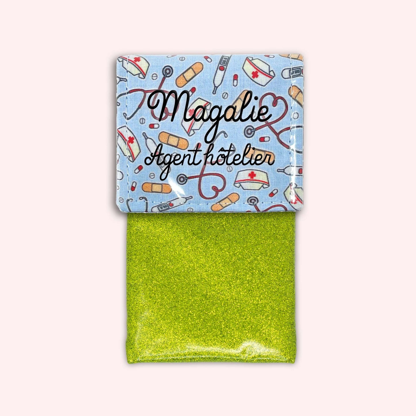 Pochette aimantée Médical Bleu Ciel
