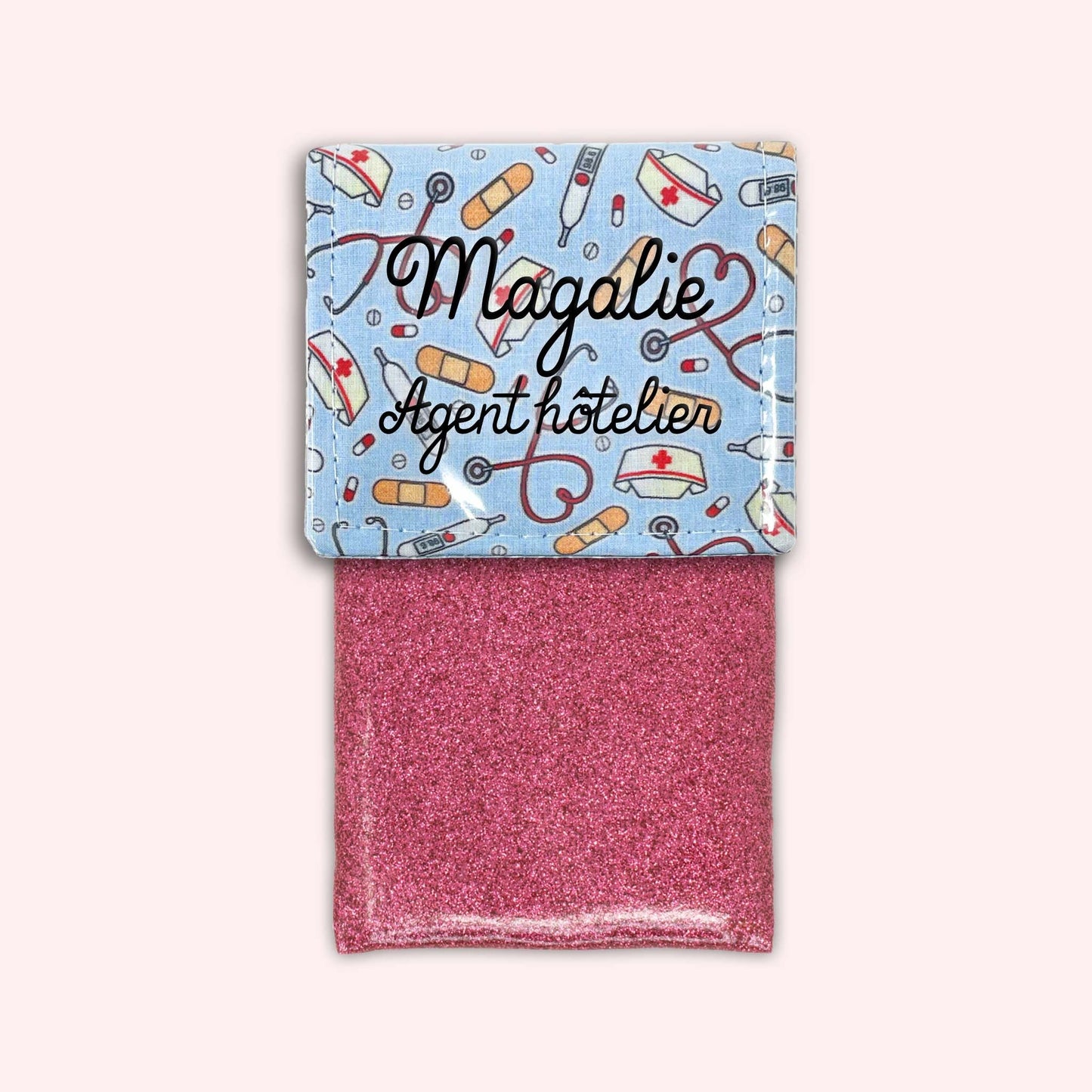 Pochette aimantée Médical Bleu Ciel