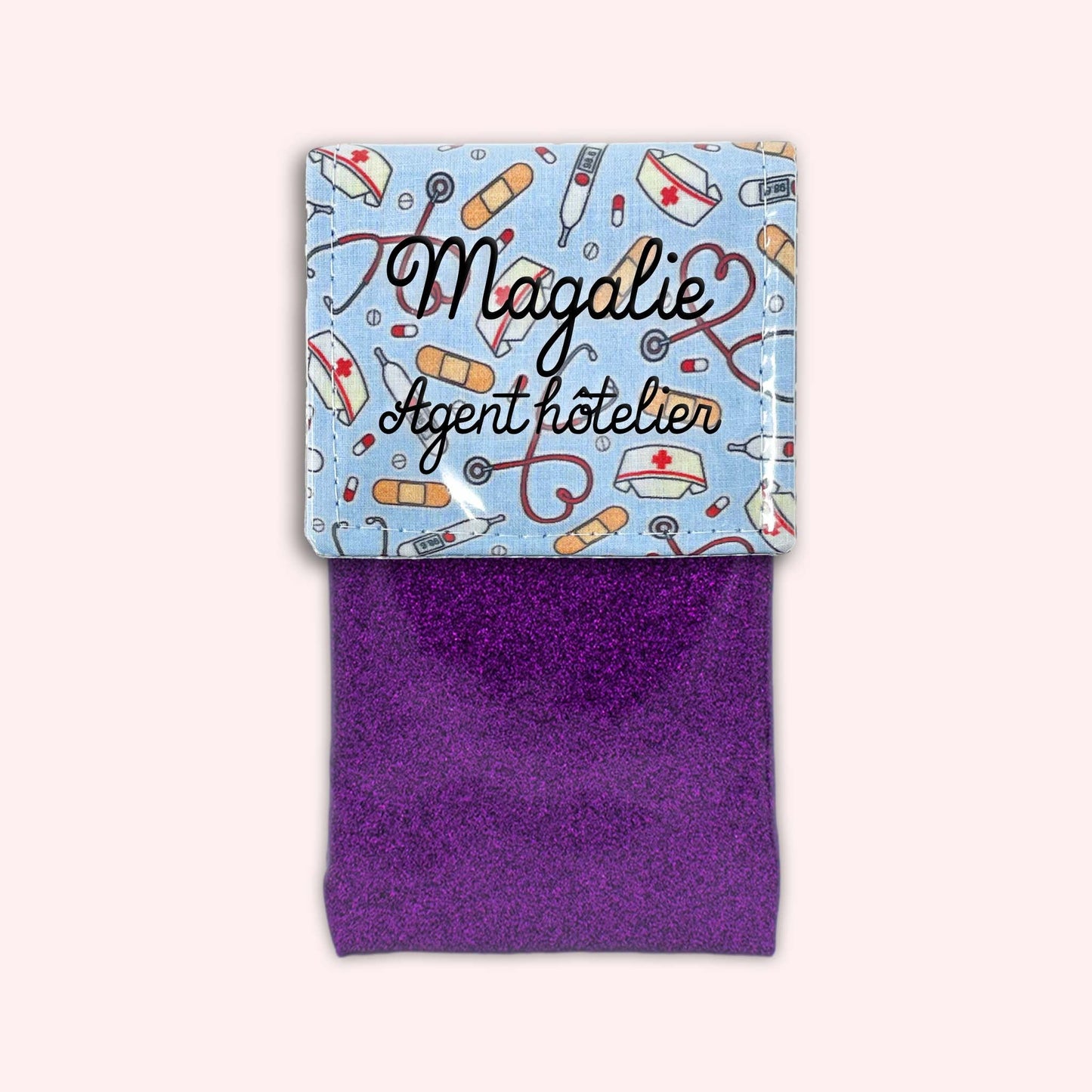 Pochette aimantée Médical Bleu Ciel