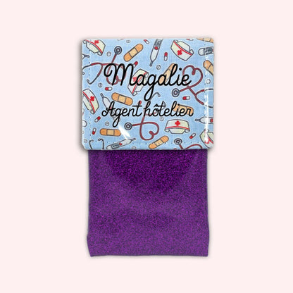 Pochette aimantée Médical Bleu Ciel