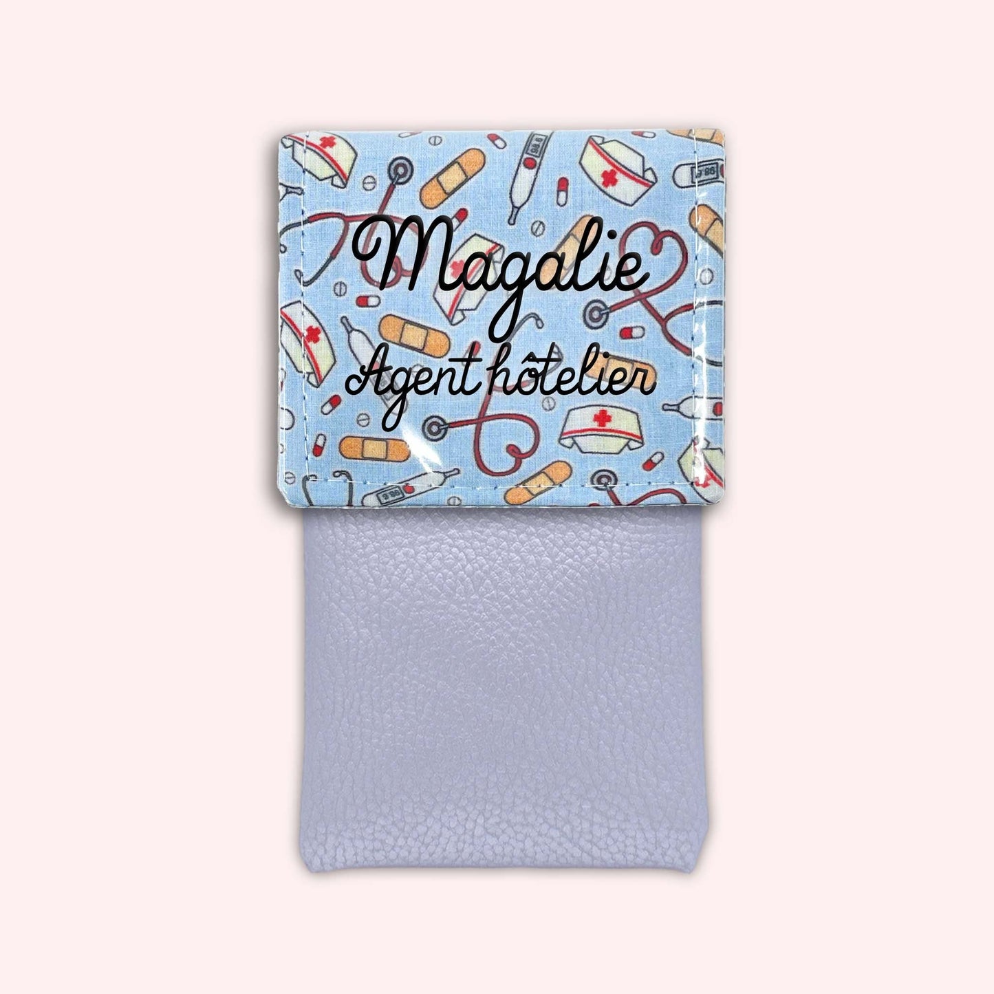 Pochette aimantée Médical Bleu Ciel