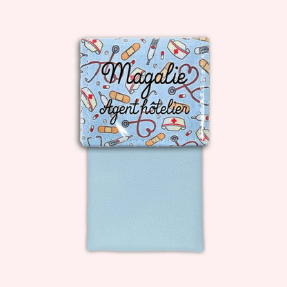 Pochette aimantée Médical Bleu Ciel