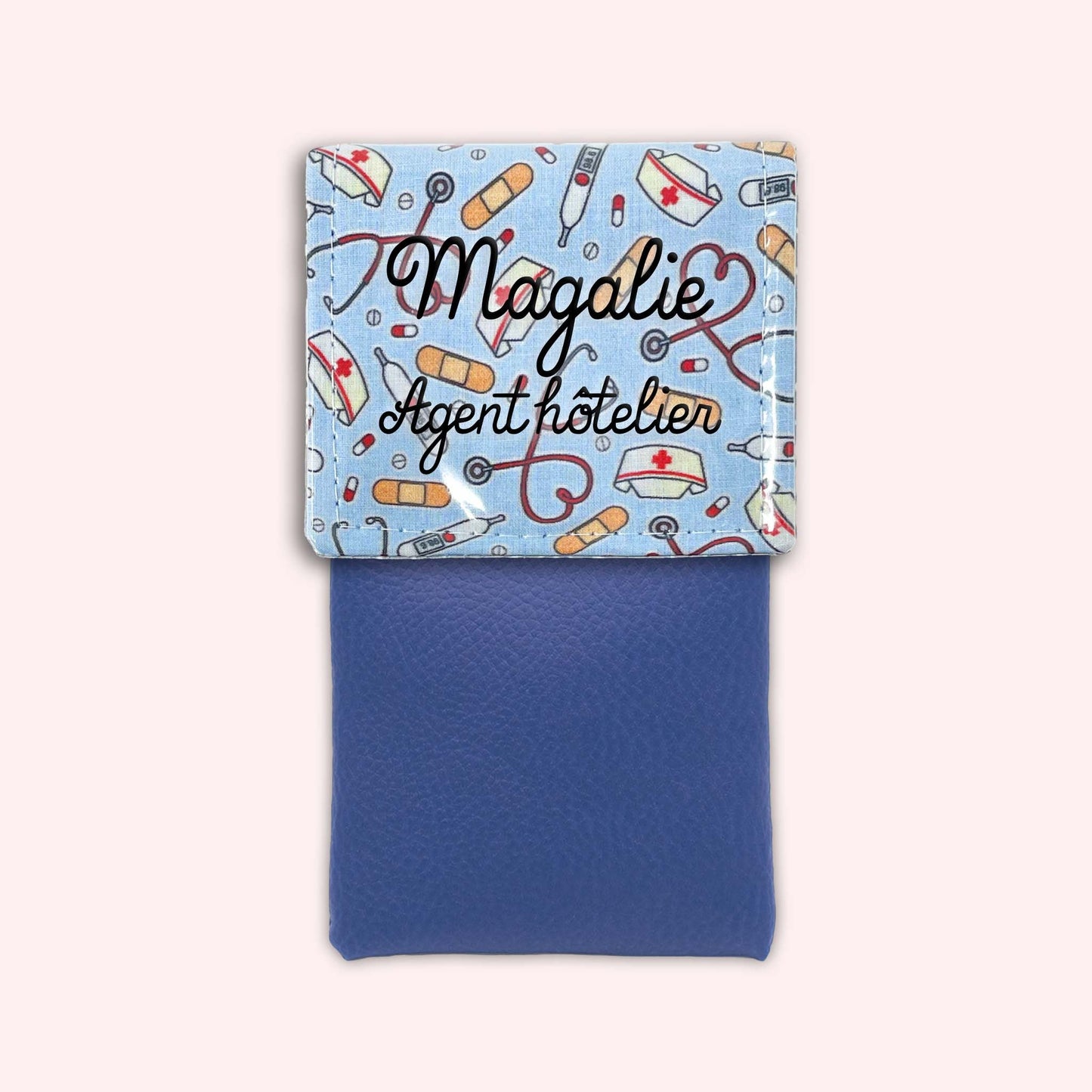 Pochette aimantée Médical Bleu Ciel