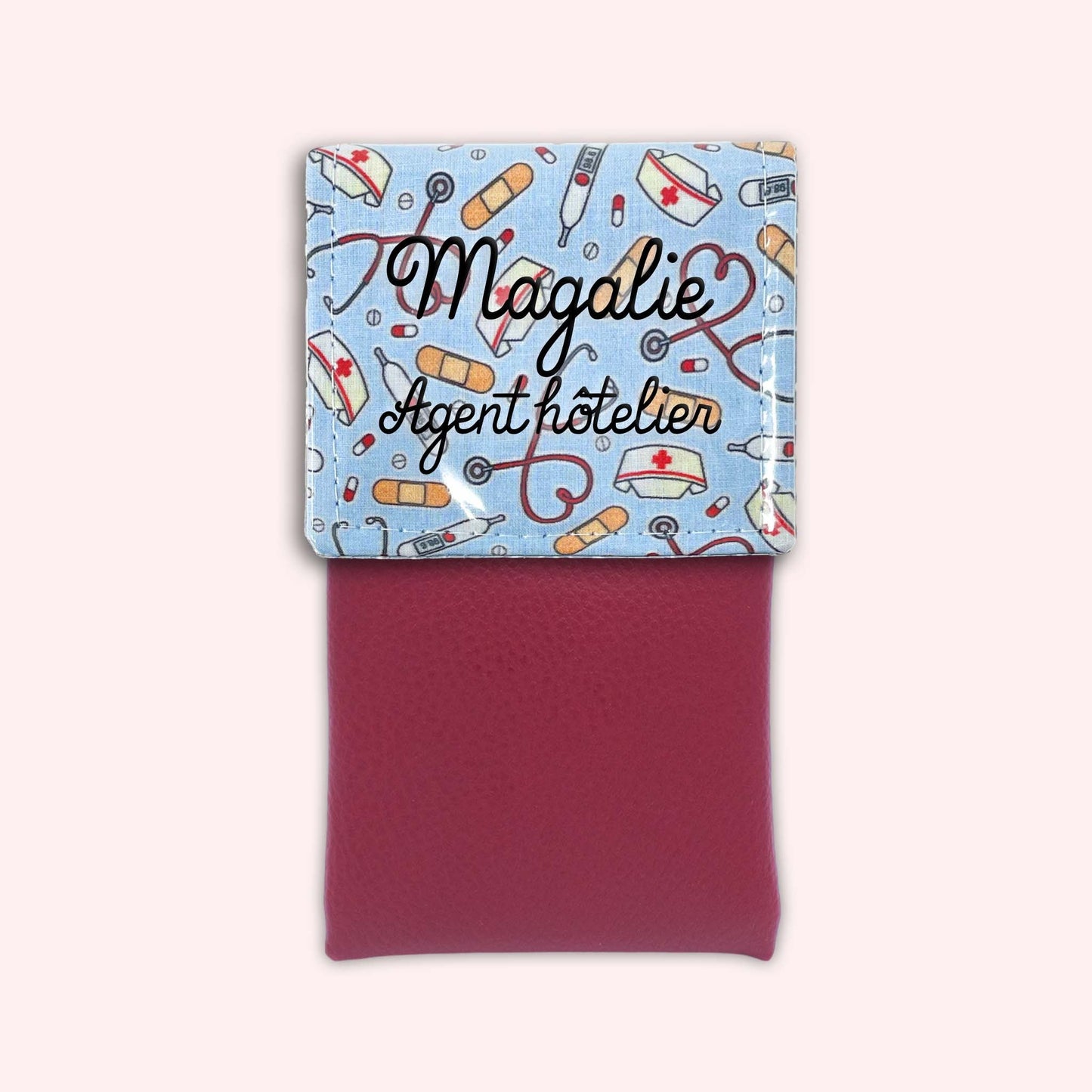 Pochette aimantée Médical Bleu Ciel